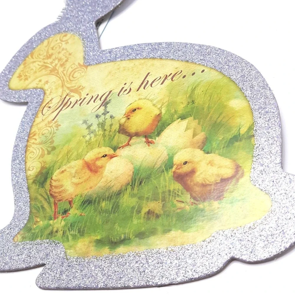 Spring Bunny Wall Decor 12